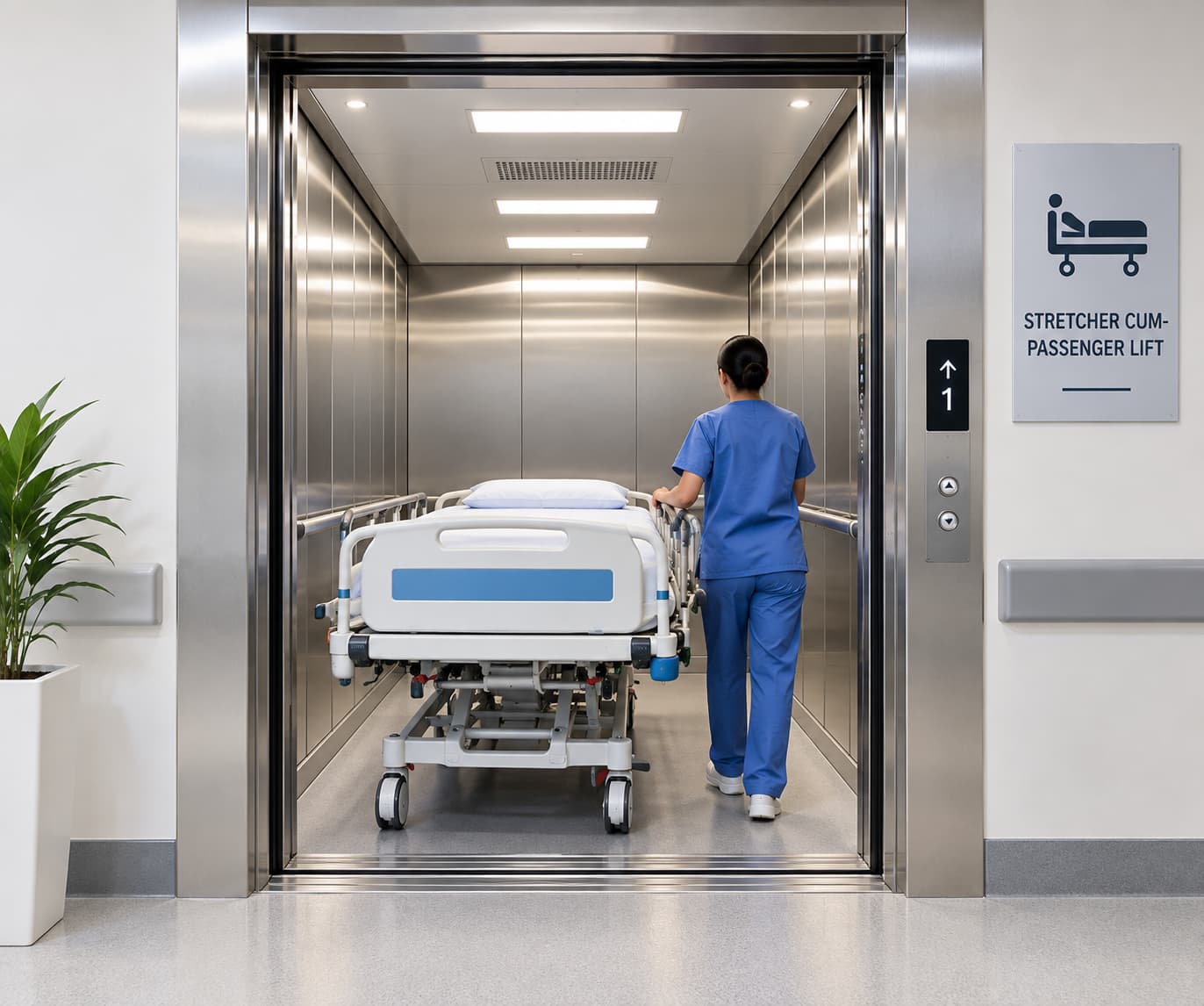 Stretcher cum-PassengerLift